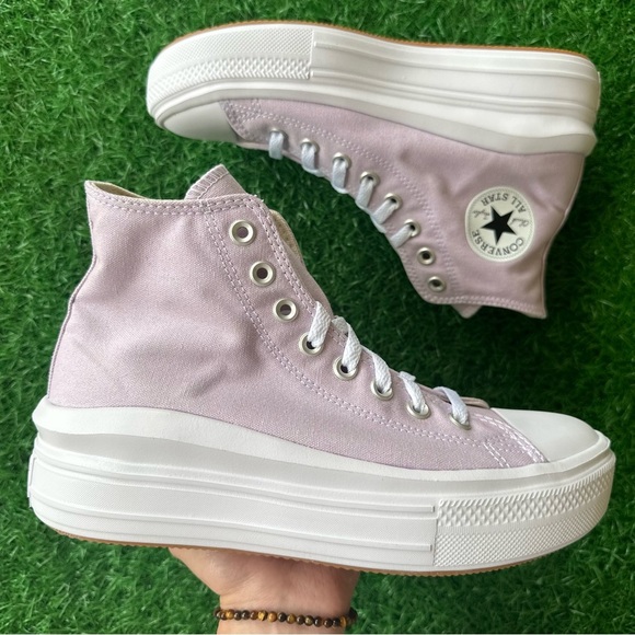 Converse Shoes - Converse Chuck Taylor All Star Move Hi Pale Amethyst